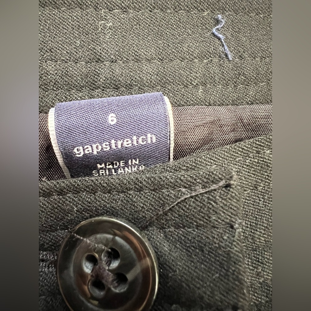 Gap Black Button-Front Pleated Skirt - image 4